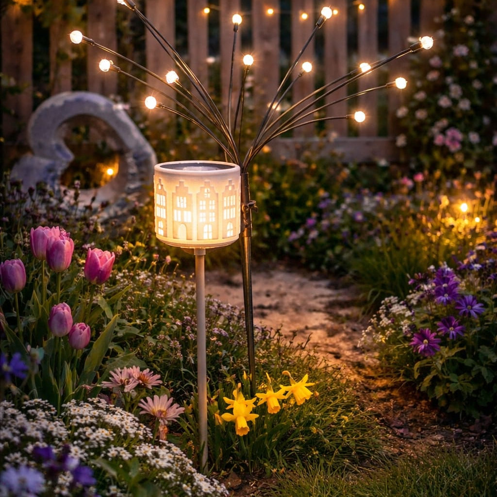3D-Druckdatei – 2 in 1 Grachten Teelicht Laterne & Gartenlicht  (STL + 3MF)