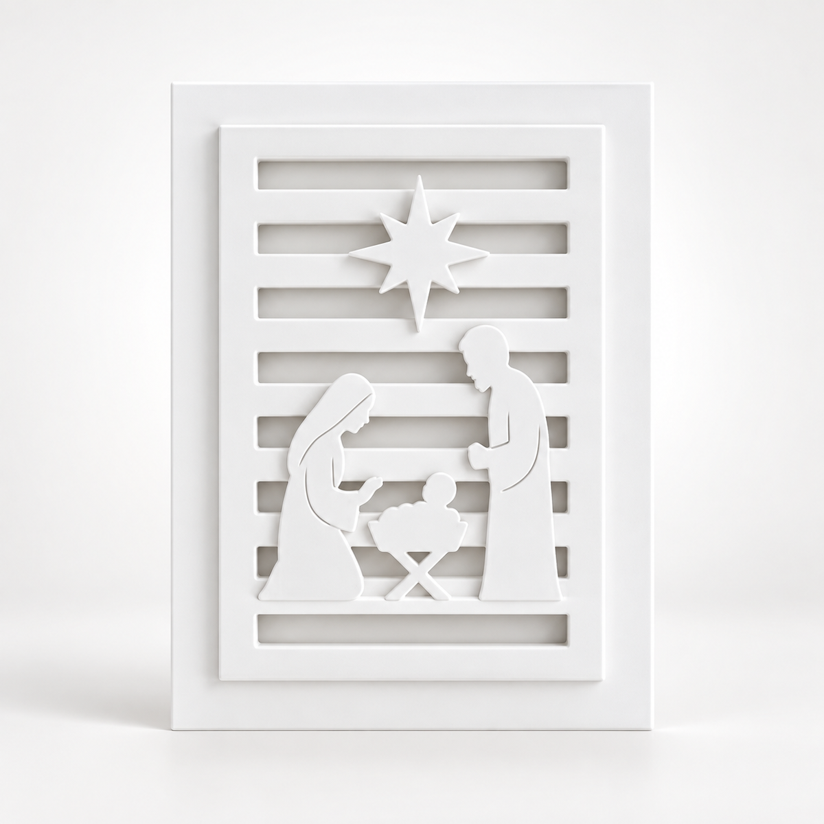 3D-Druckdatei – Krippe Laterne Seitenteil (STL + 3MF)
