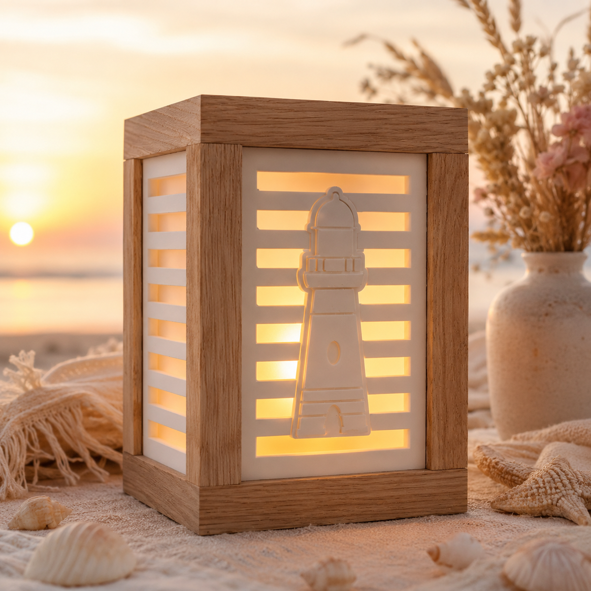 3D-Druckdatei – Leuchtturm Laterne Seitenteil (STL + 3MF)