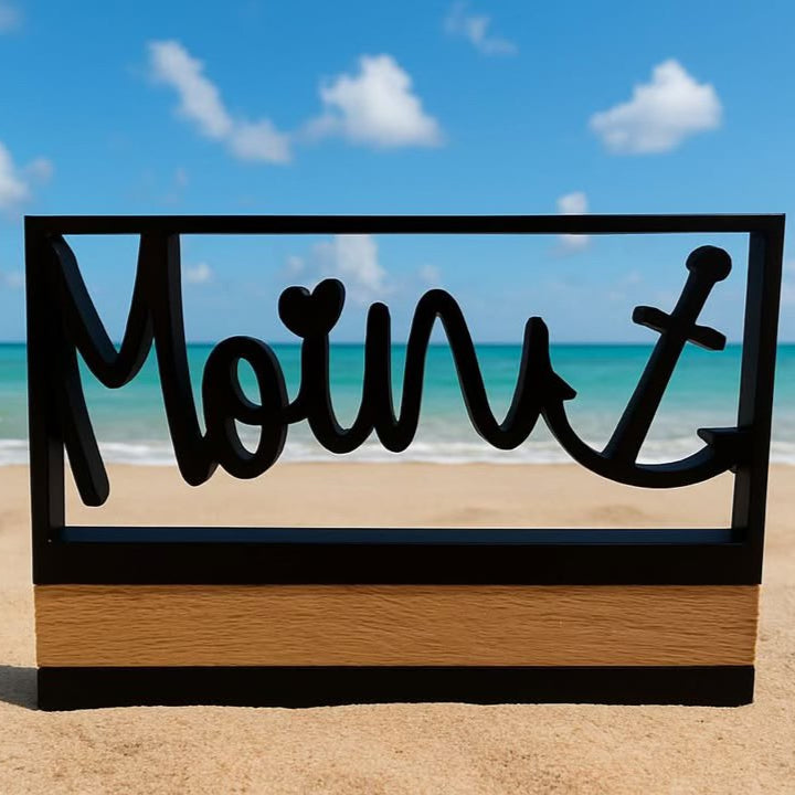 3D/ Plotter- / Laserdatei - Moin im Rahmen