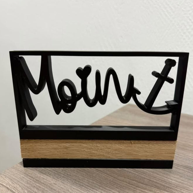 3D/ Plotter- / Laserdatei - Moin im Rahmen