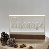 3D/ Plotter- / Laserdatei - Zuhause im Rahmen aus 3D Drucker mit Easy-sticks