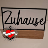 3D/ Plotter- / Laserdatei - Zuhause im Rahmen aus Plotter mit Easy-sticks