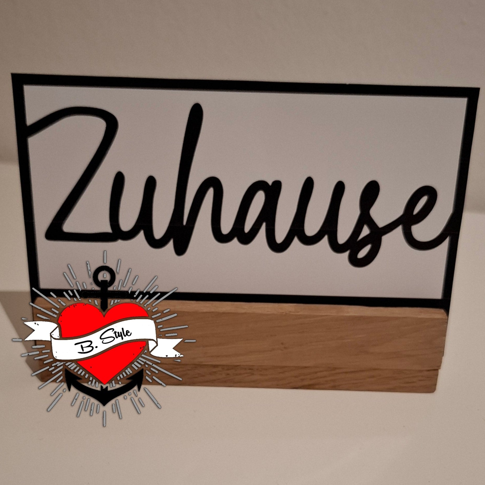 3D/ Plotter- / Laserdatei - Zuhause im Rahmen aus Plotter mit Easy-sticks