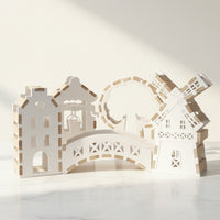 Brücke Silikonform – 3D DIY Gießform für Grachtenhaus-Deko | Easy-Sticks