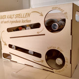 3 & 4 mm Getränkerutsche Bier Männergeschenk Xtool Laser Laserdatei Geschenkidee Männer Bier kalt sellen ist auch irgendwie kochen