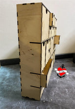 Lade das Bild in den Galerie-Viewer, 3mm 24 Schubladen Kästchen Adventskalender Laserdatei Zahlen DIY selbstgemacht
