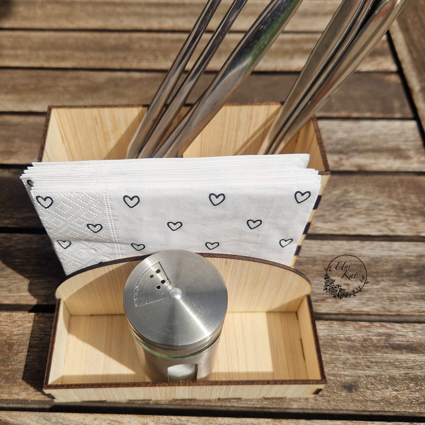 3mm Besteckbox Laserdatei grill diy xtool serviettenhalter