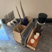 3mm Besteckbox Laserdatei grill diy xtool serviettenhalter