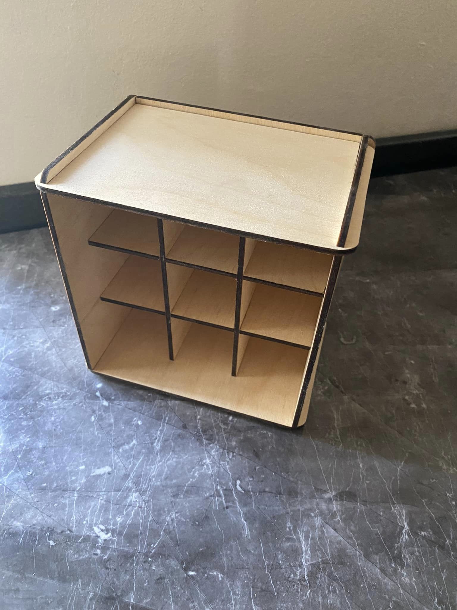 3 mm Box mit ver. Teilern Laserdatei für Aufbewahrungen Bastel ordnung stifte aufbewahrung