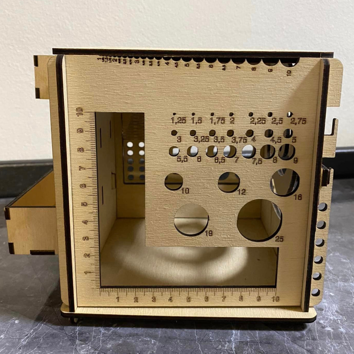 3mm Garnbox Laserdatei xtool Laser Nähen Garn Aufbewahrung