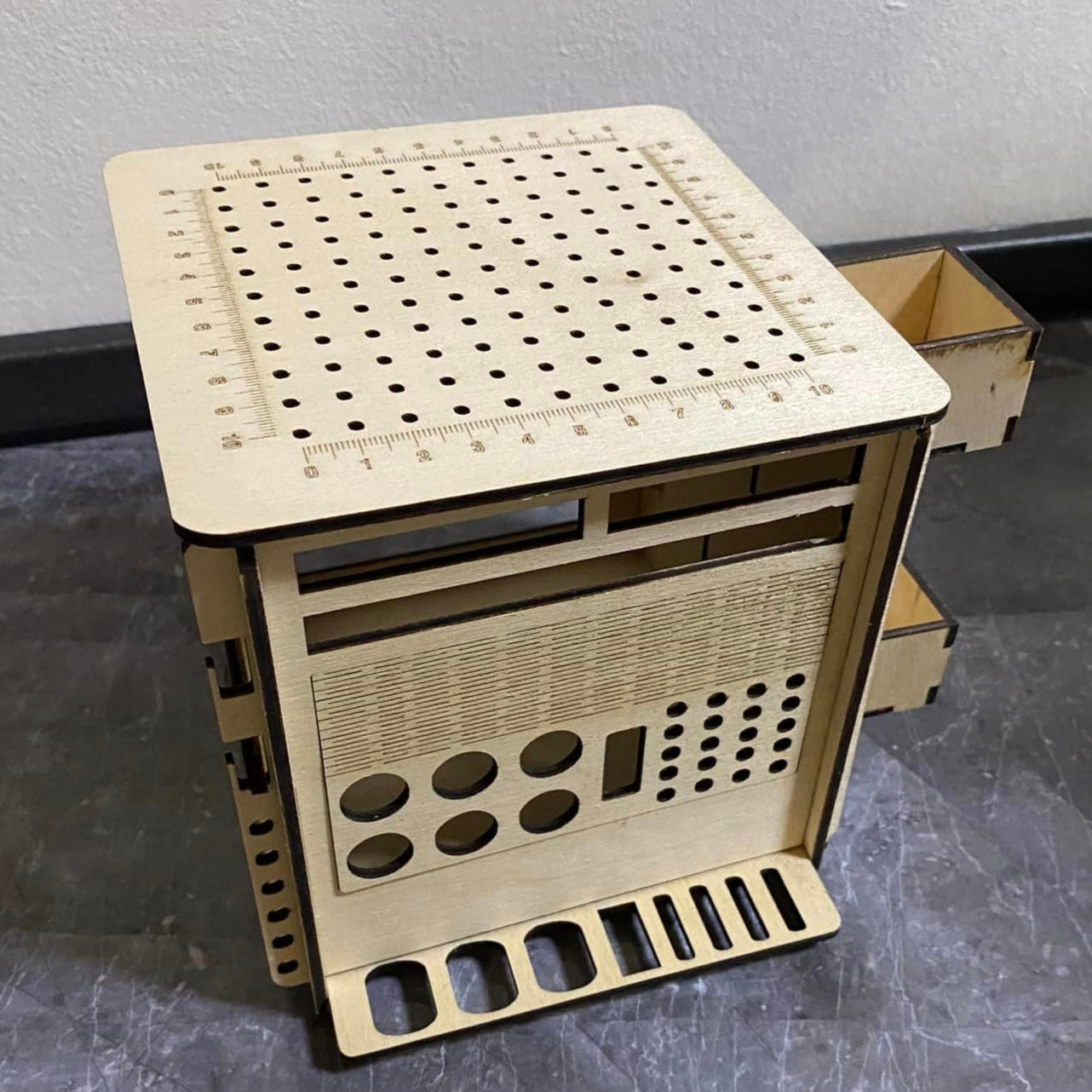 3mm Garnbox Laserdatei xtool Laser Nähen Garn Aufbewahrung diy