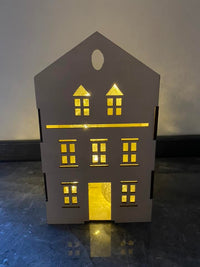 3mm Häuserbox Deko Häuser Laserdatei xtool laser datei download downloaden lichthaus
