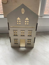 3mm Häuserbox Deko Häuser Laserdatei xtool laser datei download downloaden haus