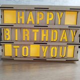 3mm Lichtbox Laserdatei geschenkidee laser happy birthday datei zum downloaden