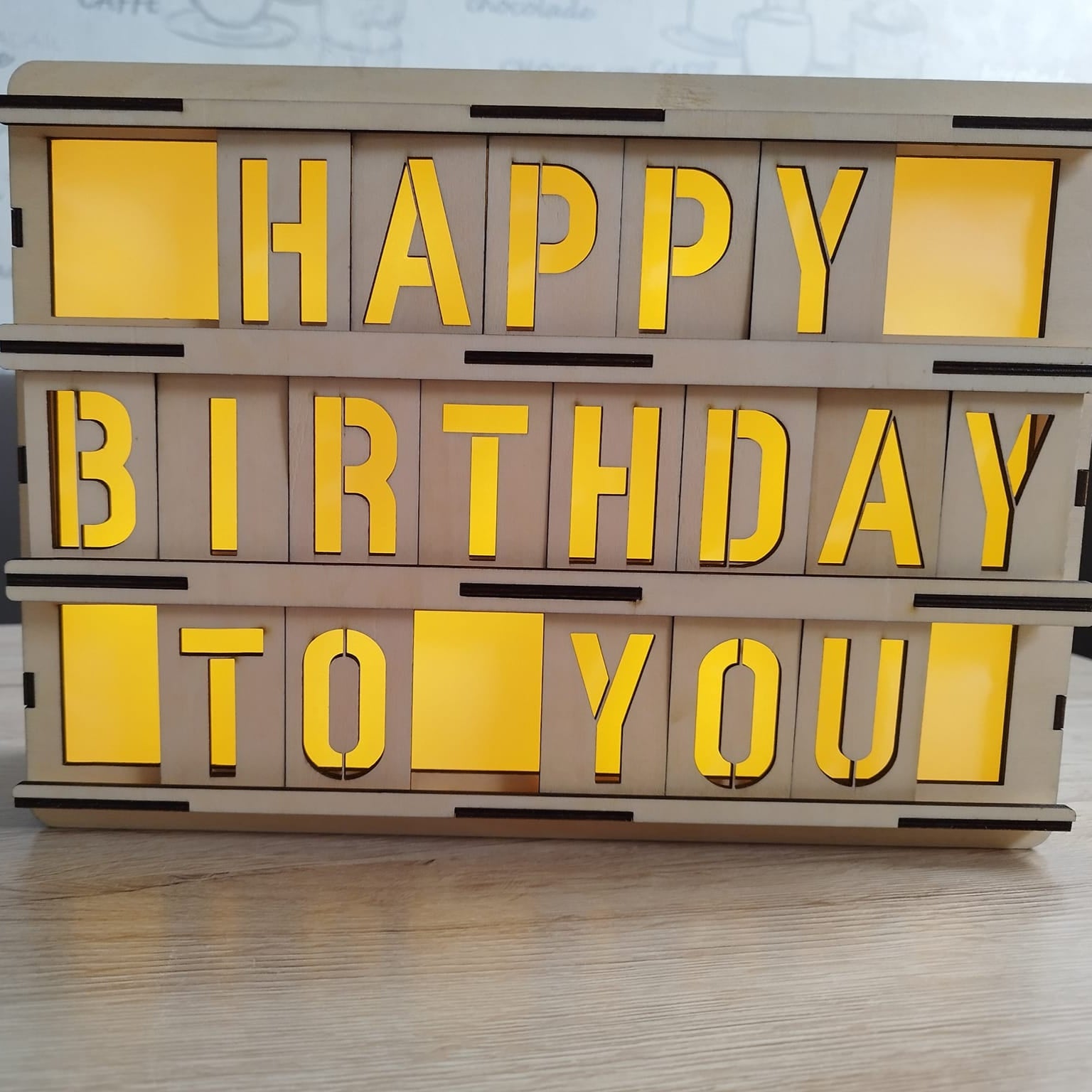 3mm Lichtbox Laserdatei geschenkidee laser happy birthday datei zum downloaden