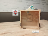 3 mm Spardose Laserdatei Geld sparen xtool datei holz Geschenk idee