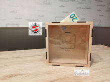 Lade das Bild in den Galerie-Viewer, 3 mm Spardose Laserdatei Geld sparen xtool datei holz Geschenk idee
