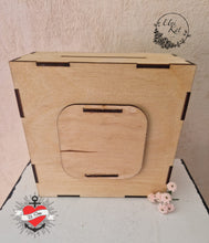 Lade das Bild in den Galerie-Viewer, 3 mm Spardose Laserdatei Geld sparen xtool datei holz Geschenk idee
