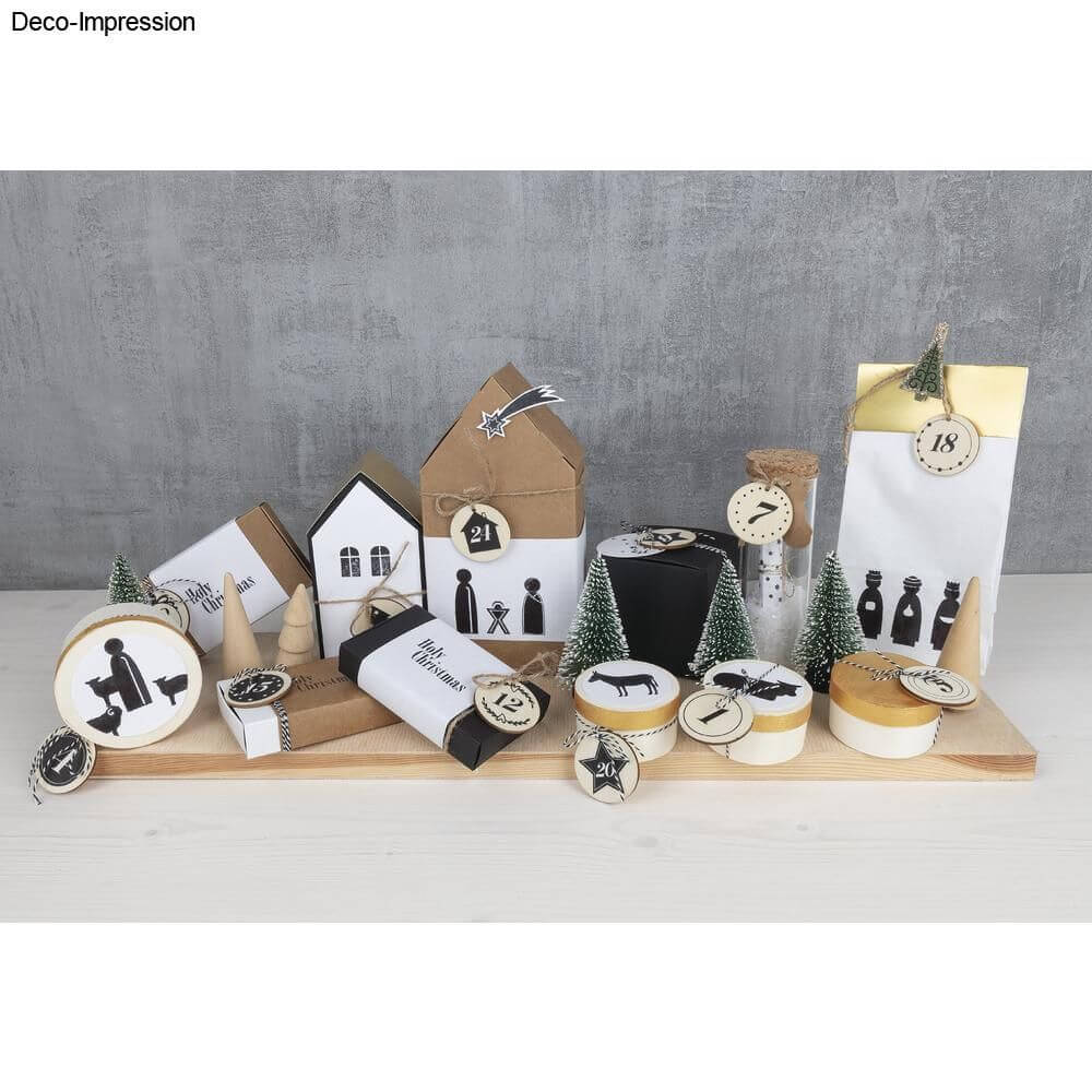 Azeeda Weihnachtskrippen-Stempel – Unmontiert Für Karten, Scrapbooking & DIY, Größe A7