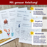 Genauer Leitfaden für die Wichtelbriefe mit Zubehör von easy-sticks, inklusive Bastelanleitungen für kreative Abenteuer.