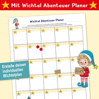 Wichtel Abenteuer Planer
100 Wichtelbriefe auf einen Streich Inkl. Bastelzubehör zum Downloaden - Personalisierbar Für Eine Magische Wichtelzeit