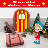 100 Wichtelbriefe auf einen Streich Inkl. Bastelzubehör zum Downloaden - Personalisierbar Für Eine Magische Wichtelzeit Wichteltür