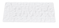 Silikonform Für Buchstaben Und Zahlen, Wiederverwendbar, Flexibel, Für Gips, Harz, Beton