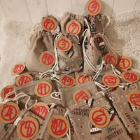 Adventskalender Zahlen zum Plotten und Lasern - Datei xtool Anhänger