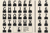 Buchstaben Und Zahlen Basteln Plotter Und Laser - 0-9 & A-C In 6cm Und 3cm Für Easy-Sticks Aufsteller