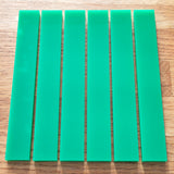 Easy-Sticks Acryl Grün - 6 Stück - 16 cm Länge in matt oder glänzend