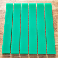 Easy-Sticks Acryl Grün - 6 Stück - 16 cm Länge in matt oder glänzend