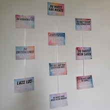 Lade das Bild in den Galerie-Viewer, Affirmationskarten zum Basteln, Ausdrucken
