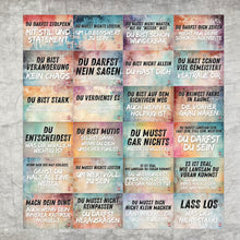 Lade das Bild in den Galerie-Viewer, Affirmationskarten zum Ausdrucken Vorschau
