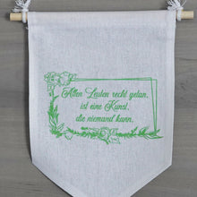 Lade das Bild in den Galerie-Viewer, &quot;Allen Leuten recht getan, ist eine Kunst, die niemand kann.&quot; Plotterdatei
