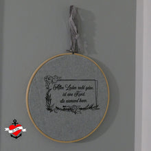 Lade das Bild in den Galerie-Viewer, &quot;Allen Leuten recht getan, ist eine Kunst, die niemand kann.&quot; Plotterdatei
