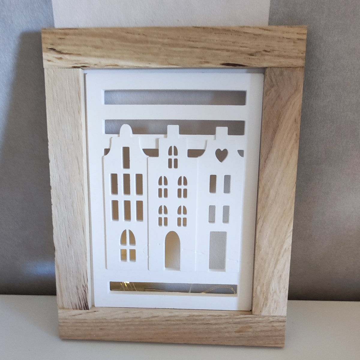 3D-Druckdatei – Grachten Häuser Laterne Seitenteil (STL + 3MF)