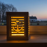 Anker Dekoidee Silikonform Goeßform Laterne Easysticks