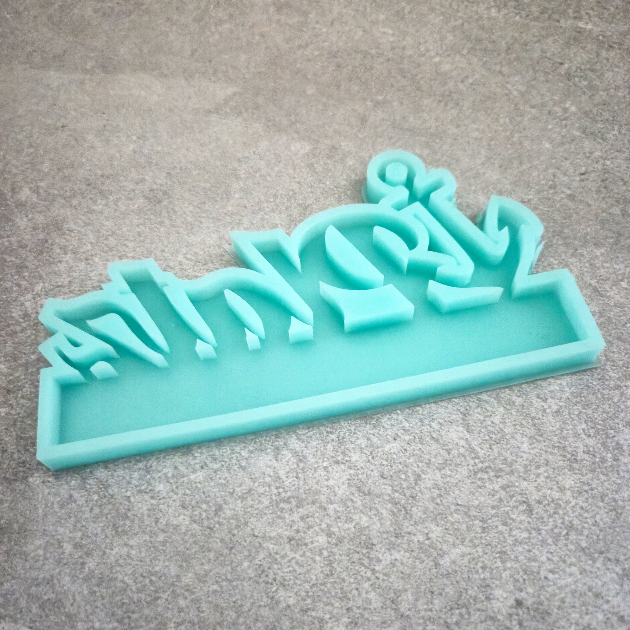 Silikonform Ankerplatz für Easy-Sticks, geeignet für kreatives Basteln und elegante Dekorationen im Zuhause.