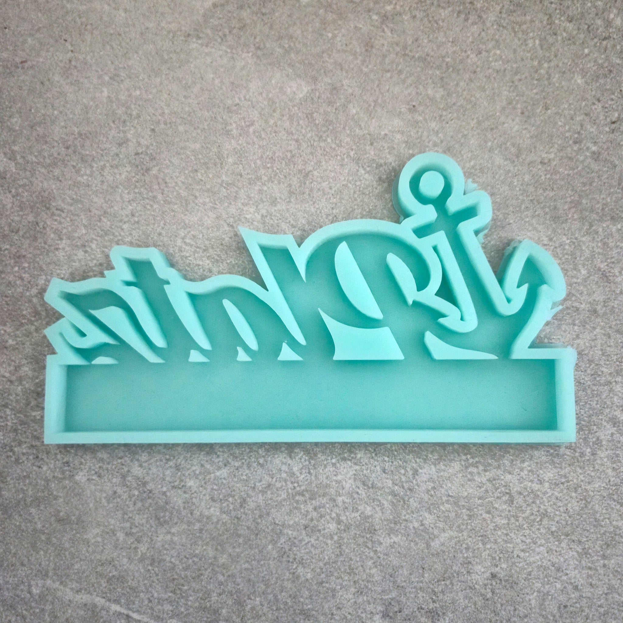 Silikonform für Easy-Sticks Einschieber Ankerplatz, perfekt für kreative DIY-Projekte und Bastelmaterial von Easy-Sticks.