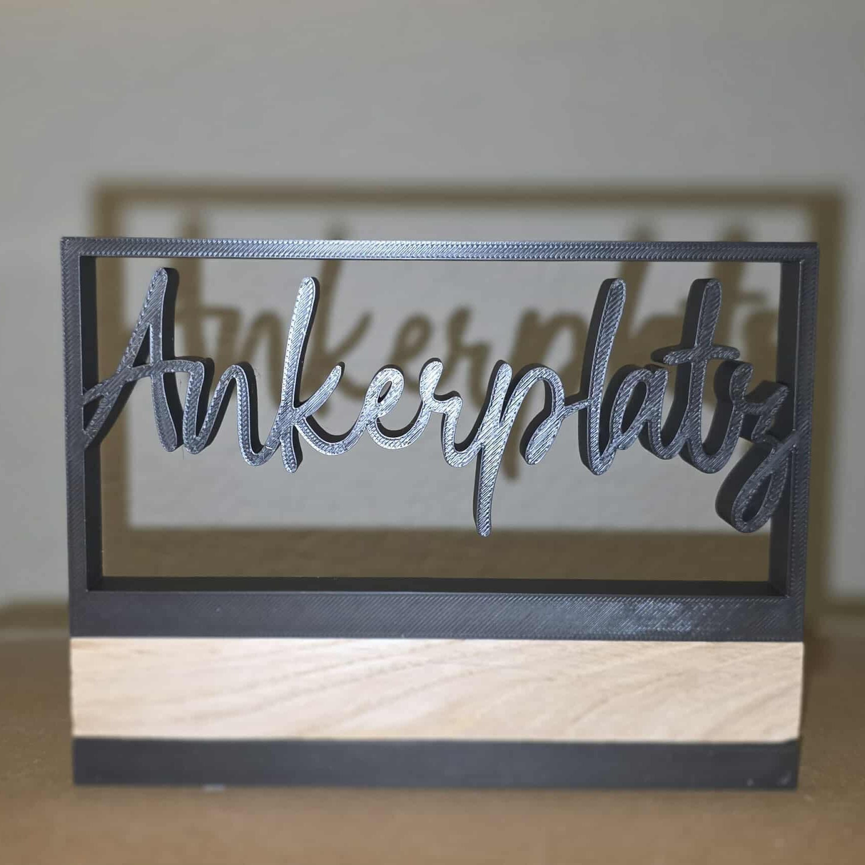 Laser, Plotter, 3D - Ankerplatz im Rahmen