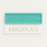 Ankerplatz-Silikonform für DIY-Bastelprojekte – perfekt für Resin, Seife, Beton oder kreative Geschenke