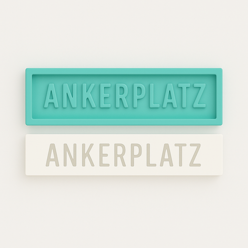 Ankerplatz-Silikonform für DIY-Bastelprojekte – perfekt für Resin, Seife, Beton oder kreative Geschenke