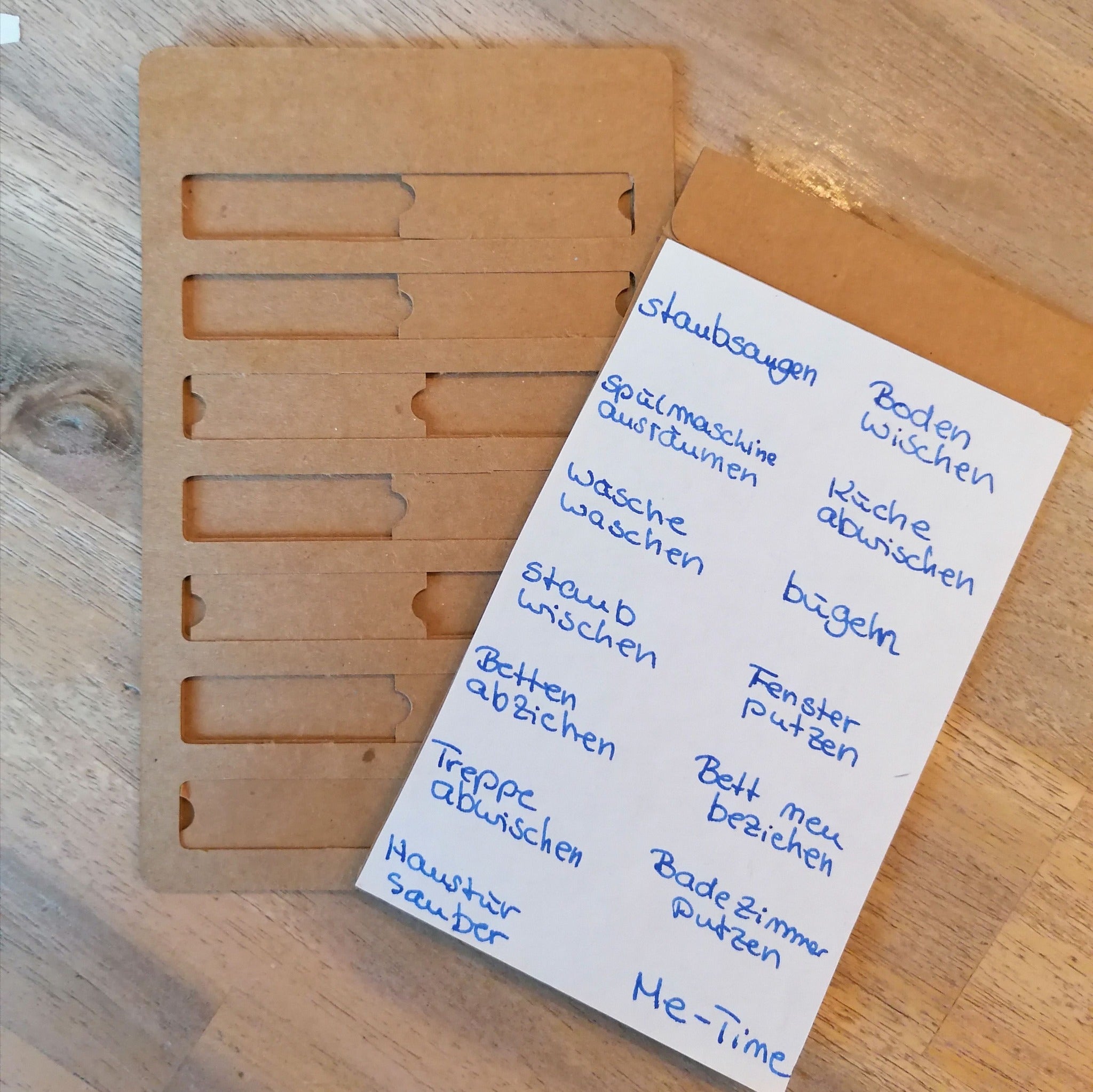 Meine Woche Aufgaben Datei zum Lasern Fenster putzen Me Time laserdatei