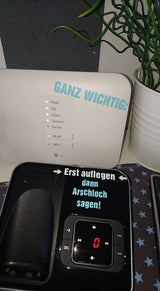 Ganz wichtig: Erst auflegen - dann Arschloch sagen! Plotterdatei Telefon Handy Plotter idee