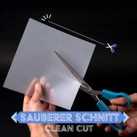 Transparentpapier von easy-sticks: Sauberer Schnitt für kreative Bastelprojekte mit 100 g/m² DIN A4 Pauspapier, perfekt zum Bedrucken und Schneiden.