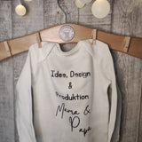 Set Babybody Sprüche Mini Me Plotteridee Baby Lätzchen Idee Geschenkidee Geburt Spruch Teuerster Wecker der Welt Meine Eltern sind jetzt auch nachts erreichbar Preisliste Baby Idee, Design und Produktion Mama & Papa