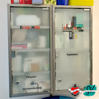 Badezimmerkram Badsprüche Plotterdatei Zahnputzsachen Macht sauber Schilder fürs Bad Ordnung Plotter Erste Hilfe Pflaster Verbandszeu Tabletten 