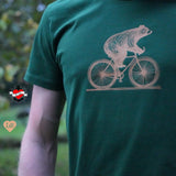 Bär  auf Fahrrad Plotterdatei zum Downloaden