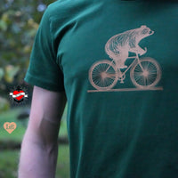 Bär  auf Fahrrad Plotterdatei zum Downloaden